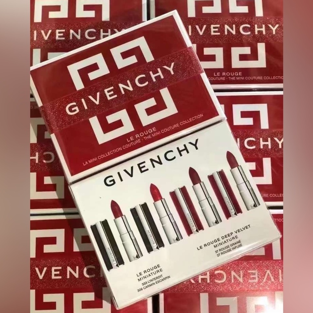 Givenchy 4 pcs mini Le rouge lipstick set